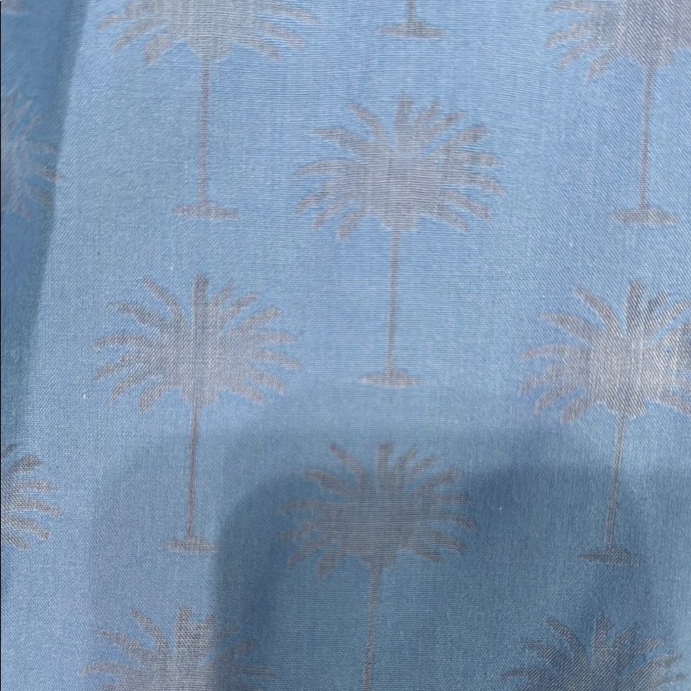 Blue Sleeveless womens Dress with orange tassel Accents - Picture 3 of 7